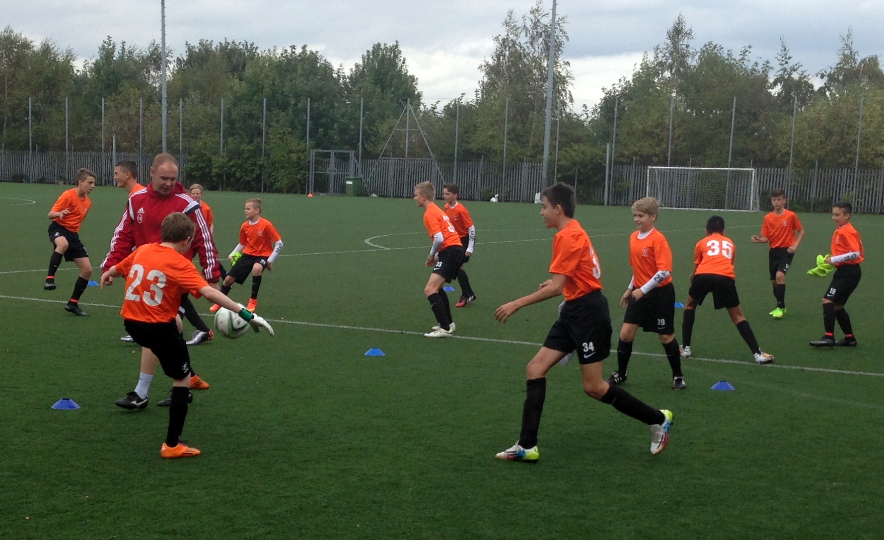 Training at Sheff Utd